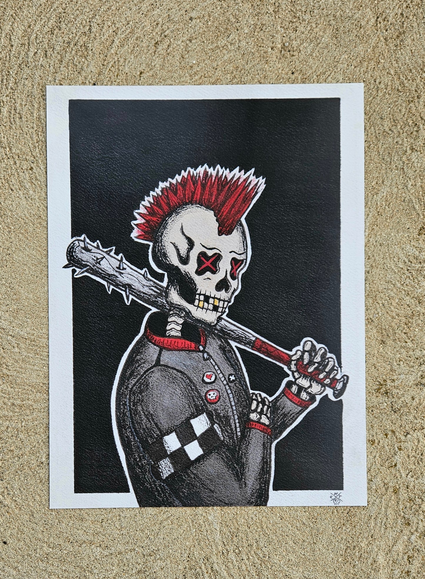 Ruckus Portrait 9x12in Print