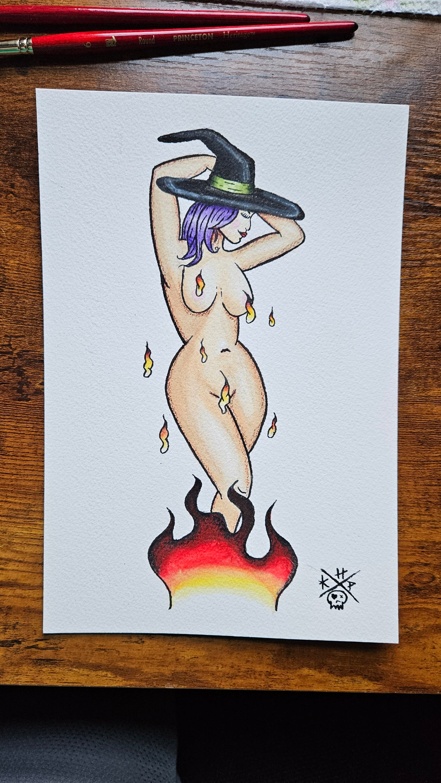 Embrace the Flame Original (6x9in)