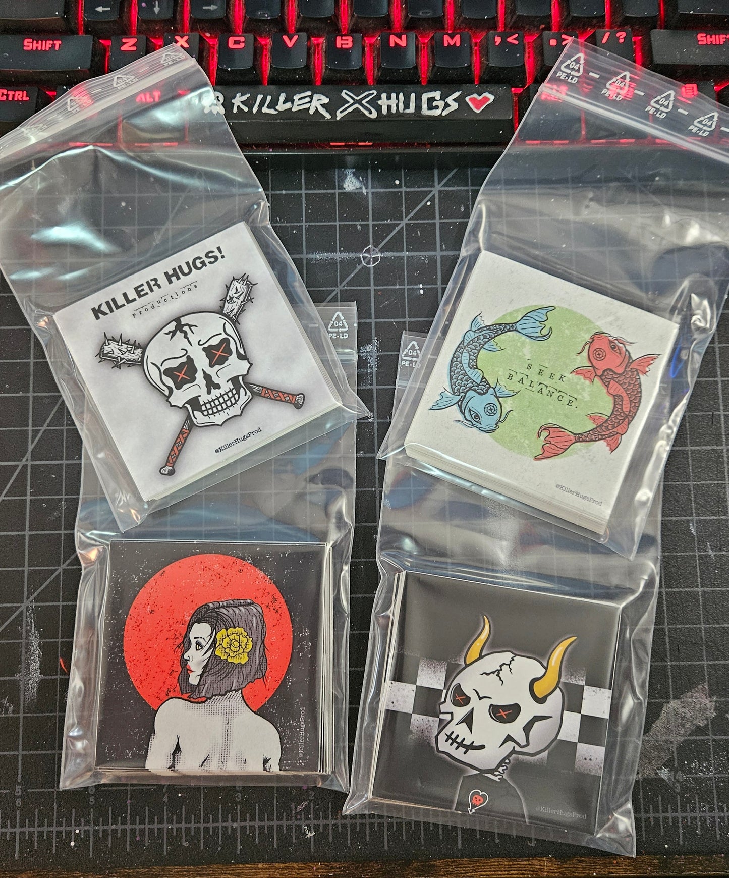 Sticker and Pin Pack