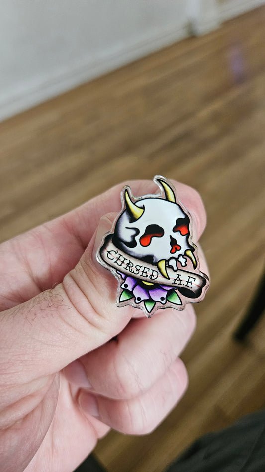 Cursed A.F. Pin